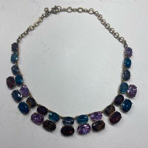 J. Crew Multi-Color Jewel Statement Necklace